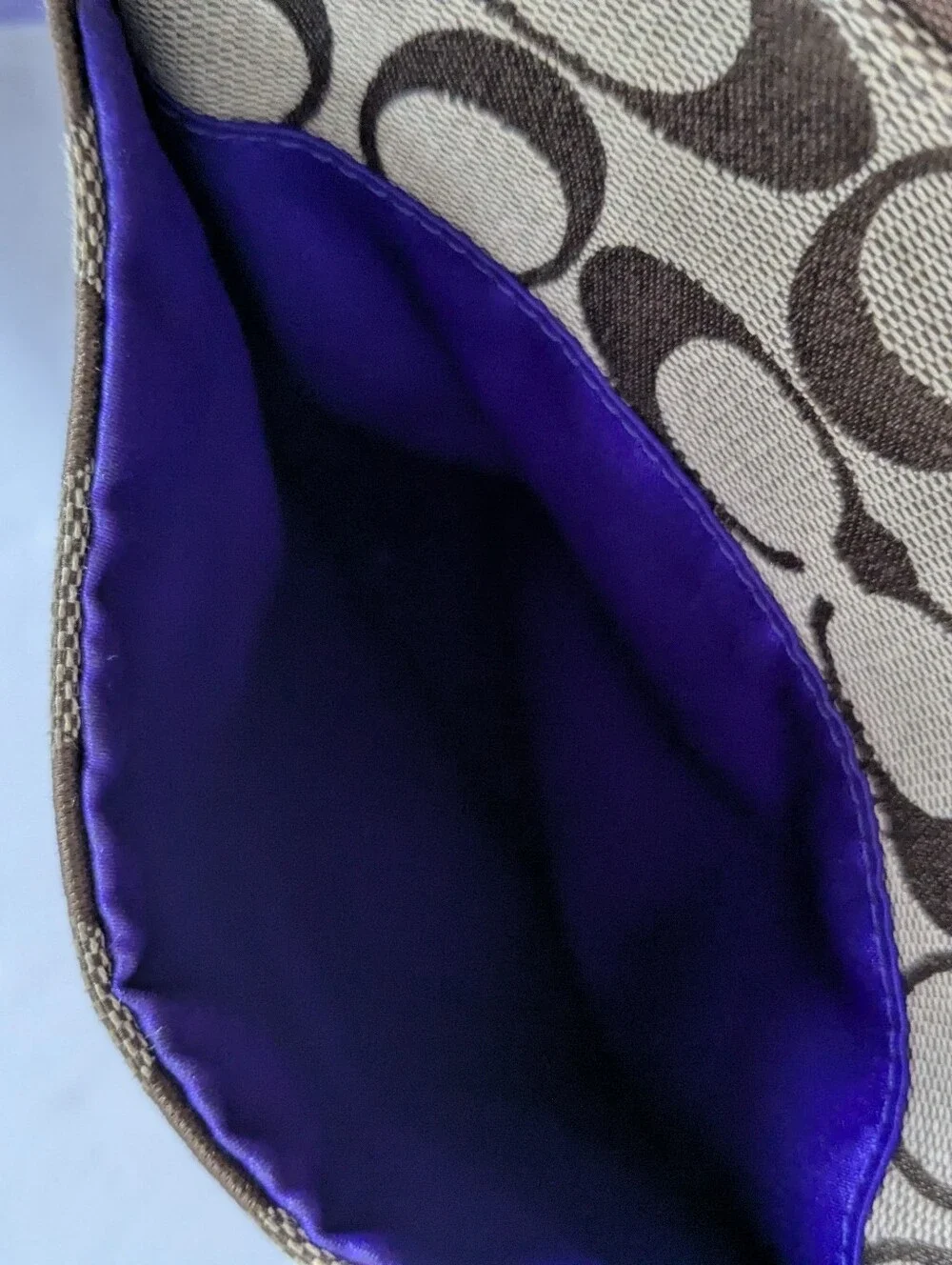 Coach Signature Logo Canvas Crossbody